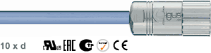 Chainflex® PVC signal/encoder cable Siemens 