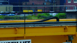 Esteiras porta cabos de guindaste exterior Corus Rail