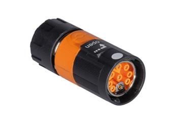 Conector de encaixe Springtec, série 915, conector de potência