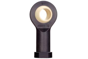 Terminal de rótula com rosca fêmea, igubal® KBLM, calota esférica em iglidur® W300, mm