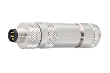 Conector de cabo Binder M8, 4,0-5,5 mm, blindado, 99 3361 100 03, 99 3363 100 04, terminal de parafuso, IP67, listado UL