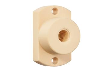 Porca drylin® com flange, facetada, termoplásticos ACME, J350FRI