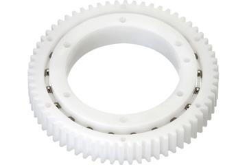 Rolamento de esferas anelar xiros®, com dentado exterior, xirodur B180, esferas em aço inoxidável, mm