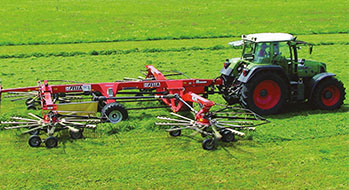 Ancinhos para feno equipados com buchas autolubrificantes da igus®