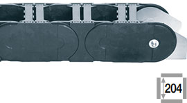 Calhas porta-cabos com travessas elo sim elo não