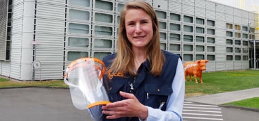 Face shields- escudos faciais de Colônia