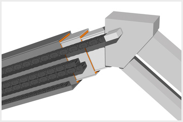 Bucha livre de lubrificação com barra de material iglidur®