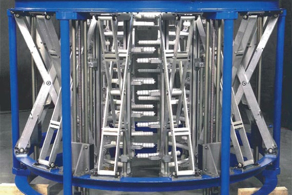 Uma das máquinas de película soprada da Reifenhäuser GmbH