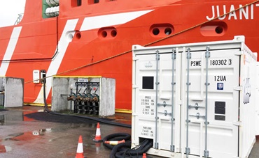 Soluções de fornecimento de energia em aplicações shore power