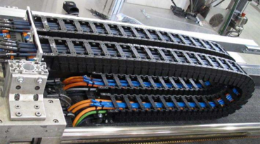 Cabos igus em testes de cargas