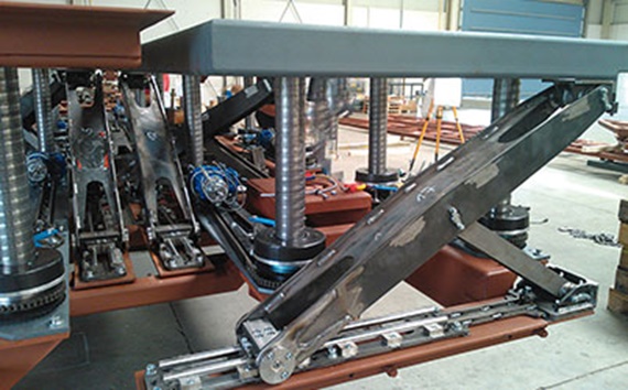 Plataforma de palco SBS Bühnentechnik GmbH