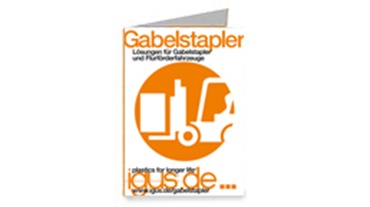 Folheto de veículos industriais