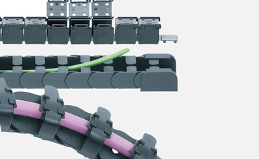 Guias de cabos para escritórios e móveis