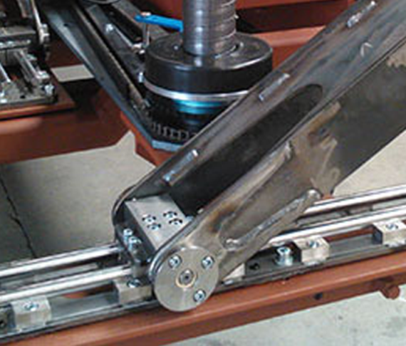 Guia linear drylin® W na tecnologia de palcos