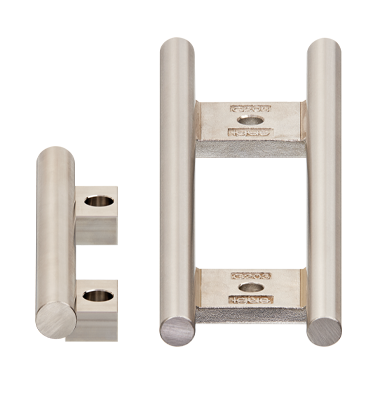 Trilhos drylin® W feitos de aço inoxidável