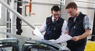 Planejamento de projetos com esteiras porta cabos