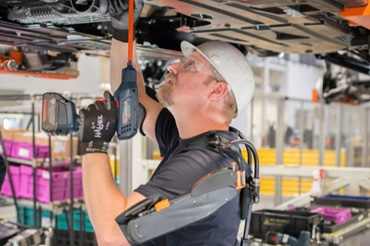 Exoesqueleto "AIRFRAME ™" com buchas autolubrificantes iglidur