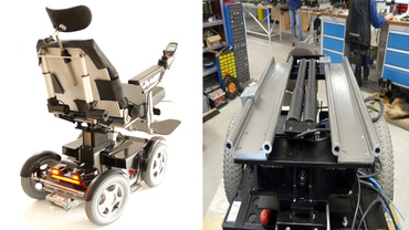 Cadeira de rodas elétrica da Motion Solutions