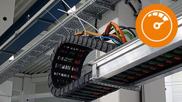 Esteiras porta cabos deslizante