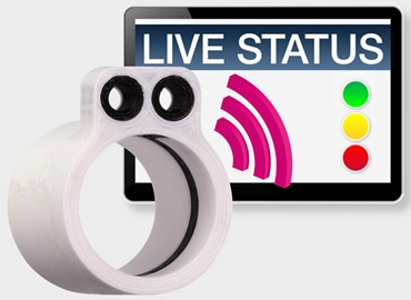 Peças de impressão 3D resistentes ao desgaste com sensor