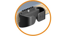 Esteiras porta cabos para escritório OCO.20