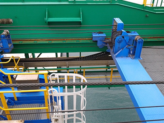 Velocidade de 3 m/s no deslocamento do trolley