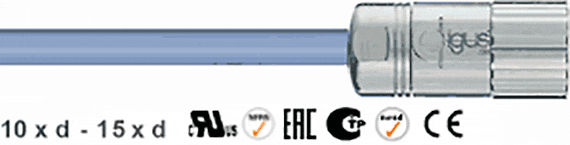 Chainflex® PVC signal/encoder cable Lenze