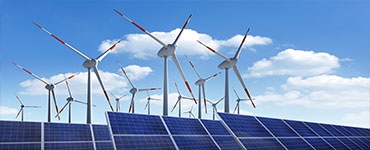 Energias renováveis solar e eólica