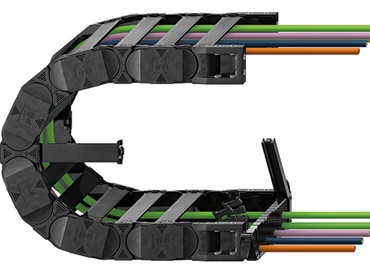 Esteiras porta cabos leves e extremamente estáveis com uma longa vida útil