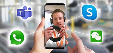 Visita virtual em vários canais