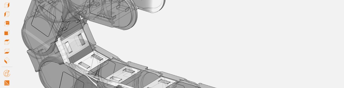 Projete esteiras porta cabos no portal CAD 3D