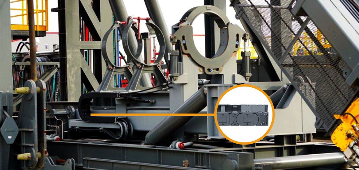 Guindastes BOP com produtos igus