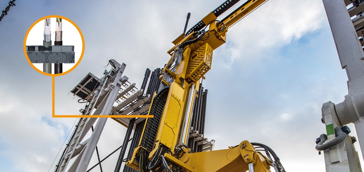 Manuseio de tubos com produtos igus